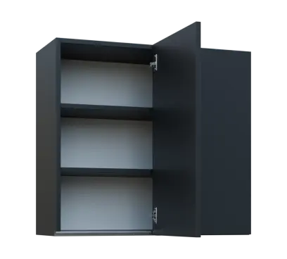 MHHR - 8 horní skříňka, 1-dveřová, rohová, pravá, 730x800x300, antracit